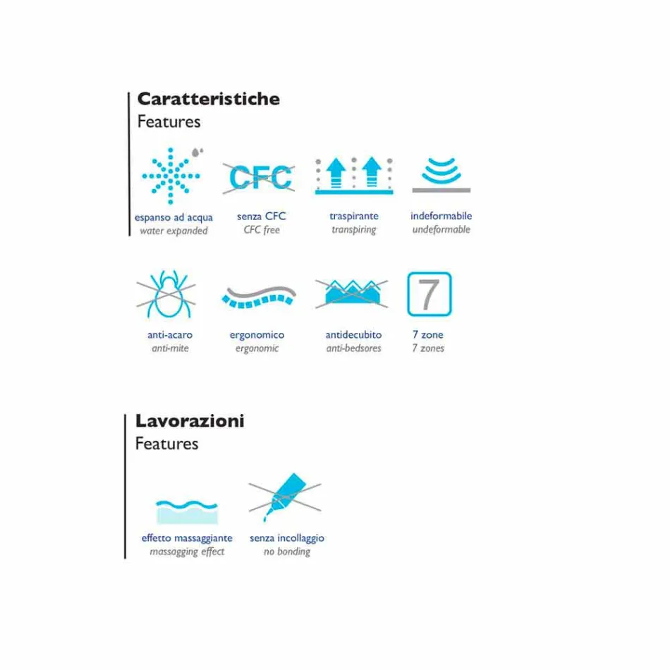 Bio Nature Mattress Double Viadurini