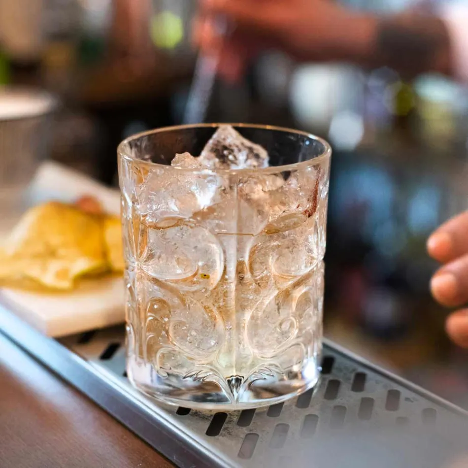 12 Double Old Fashioned Tumbler Glasses in Luxury Eco Crystal - Destino Viadurini