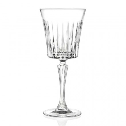 12 Luxury Ecological Crystal Water Cocktail Wine Glasses - Senzatempo Viadurini