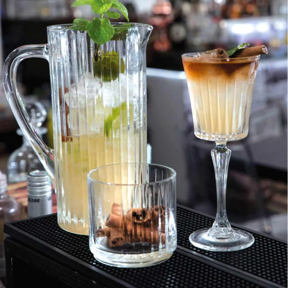 12 Luxury Ecological Crystal Water Cocktail Wine Glasses - Senzatempo Viadurini