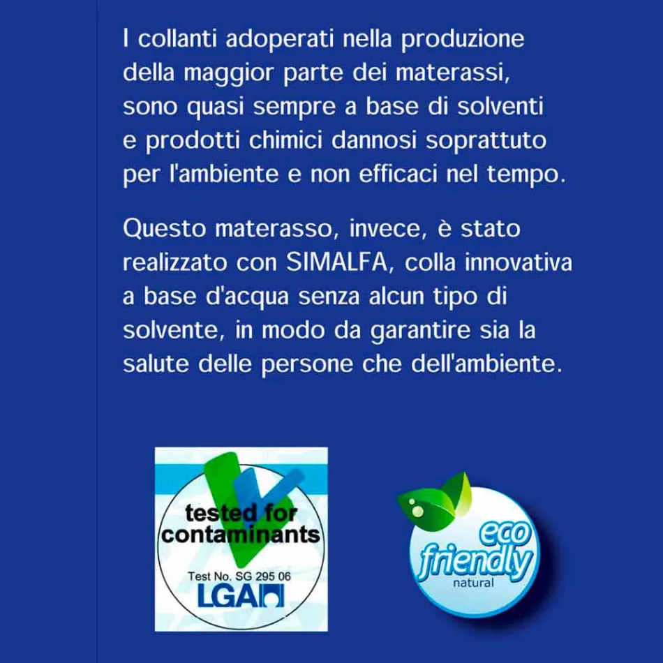 Memory Mattress Bio Maxi Single Viadurini