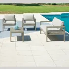 2 Outdoor Chairs in Aluminium and Polyester Cushions - Mickey Mouse Viadurini