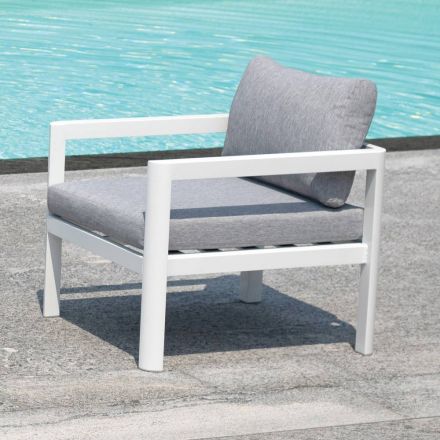 2 Outdoor Chairs in Aluminium and Polyester Cushions - Mickey Mouse Viadurini
