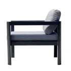 2 Outdoor Chairs in Aluminium and Polyester Cushions - Mickey Mouse Viadurini