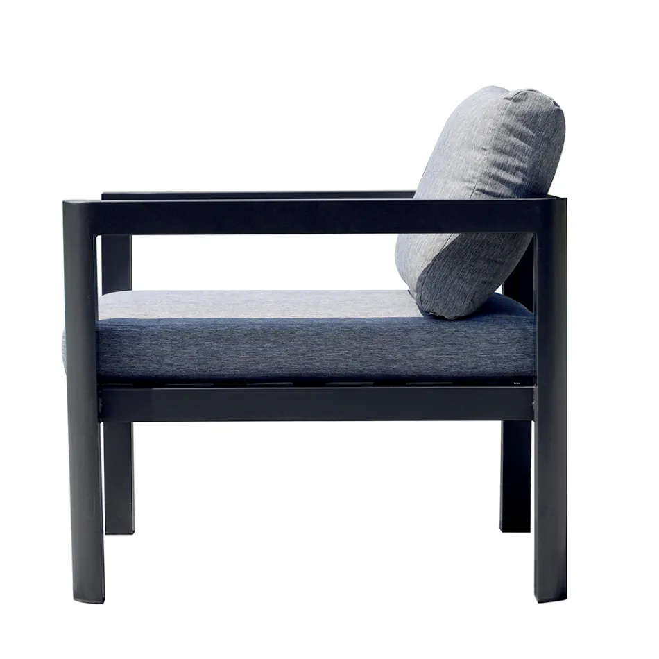 2 Outdoor Chairs in Aluminium and Polyester Cushions - Mickey Mouse Viadurini