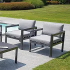 2 Outdoor Chairs in Aluminium and Polyester Cushions - Mickey Mouse Viadurini