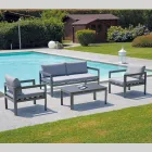 2 Outdoor Chairs in Aluminium and Polyester Cushions - Mickey Mouse Viadurini