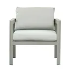 2 Outdoor Chairs in Aluminium and Polyester Cushions - Mickey Mouse Viadurini