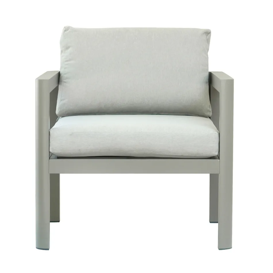 2 Outdoor Chairs in Aluminium and Polyester Cushions - Mickey Mouse Viadurini