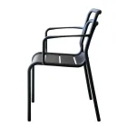 2 Indoor and Outdoor Armchairs in 100% Recycled Aluminium in Different Colours - Drink Viadurini
