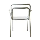 2 Indoor and Outdoor Armchairs in 100% Recycled Aluminium in Different Colours - Drink Viadurini