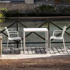 2 Indoor and Outdoor Armchairs in 100% Recycled Aluminium in Different Colours - Drink Viadurini