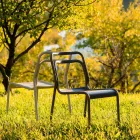 2 Indoor and Outdoor Chairs in 100% Recycled Aluminium in Different Colours - Drink Viadurini
