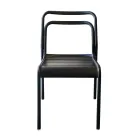 2 Indoor and Outdoor Chairs in 100% Recycled Aluminium in Different Colours - Drink Viadurini