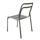 2 Indoor and Outdoor Chairs in 100% Recycled Aluminium in Different Colours - Drink Viadurini