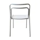 2 Indoor and Outdoor Chairs in 100% Recycled Aluminium in Different Colours - Drink Viadurini