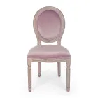 2 Classic Design Dining Room Chairs in Polyester Homemotion - Dalida Viadurini