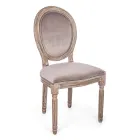 2 Classic Design Dining Room Chairs in Polyester Homemotion - Dalida Viadurini