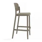 2 Outdoor Stackable Stools in Polypropylene Made in Italy - Calista Viadurini