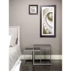 2 modern design coffee tables in steel with Bubbi glass top Viadurini