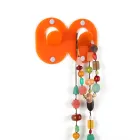 3 Wall Hangers in Colored Plexiglass Double Italian Design with Clip - Freddie Viadurini