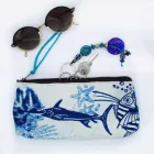 3 Hand-Printed Cotton Clutches in Unique Pieces - Viadurini by Marchi Viadurini
