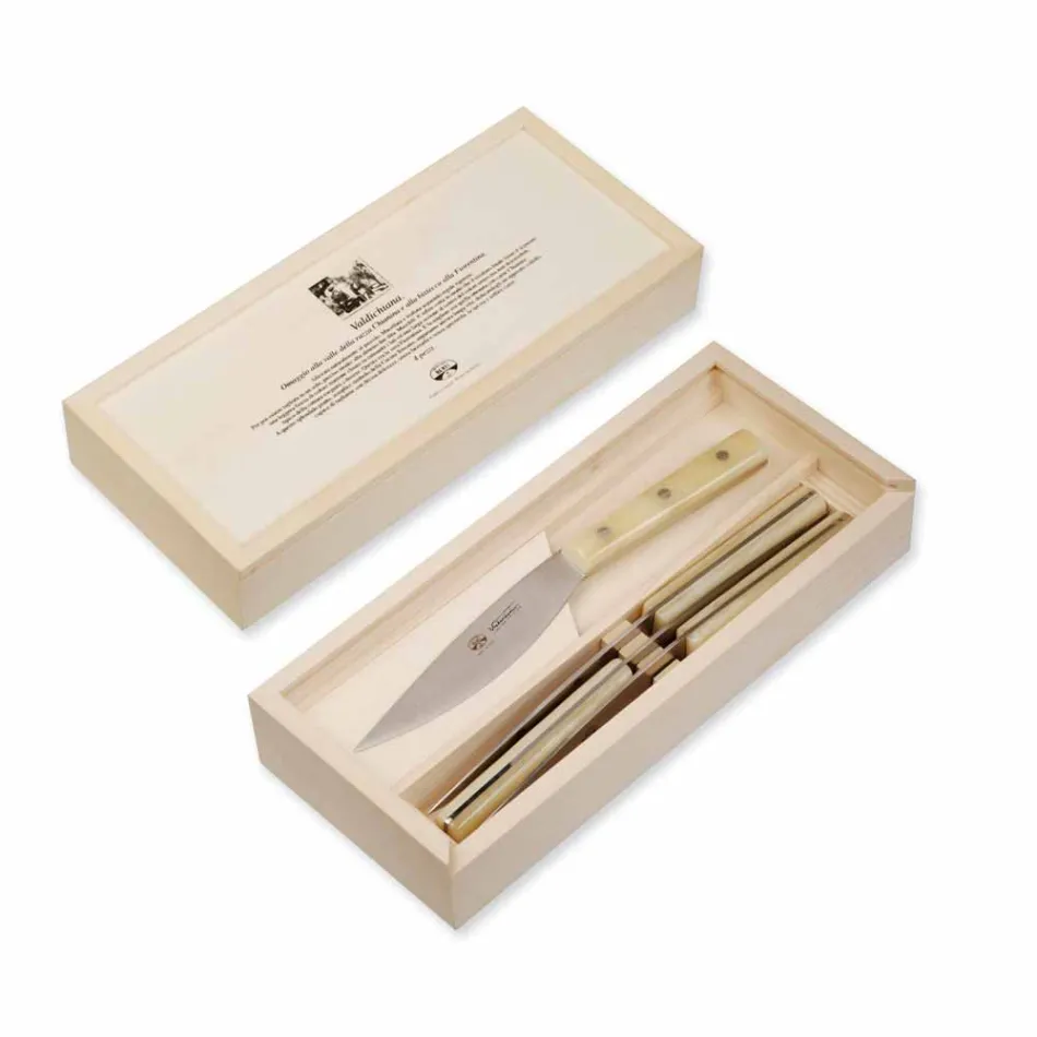 4 Berti Valdichiana Table Knives exclusively for Viadurini - Albiolo Viadurini