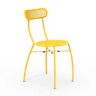 4 Metal Garden Chairs in Different Colours Made in Italy - Hedge Viadurini