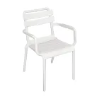 4 UV-Resistant Polypropylene Garden Chairs - Amarillis Viadurini