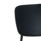 4 Dining Chairs in Steel and Polypropylene - Aquila Viadurini