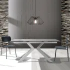 4 Dining Chairs in Steel and Polypropylene - Aquila Viadurini