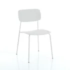 4 Dining Chairs in Steel and Polypropylene - Aquila Viadurini