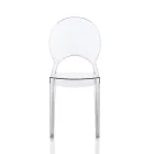 4 Stackable Outdoor and Indoor Chairs in Polycarbonate - Horse Viadurini