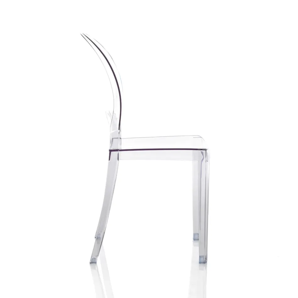 4 Stackable Outdoor and Indoor Chairs in Polycarbonate - Horse Viadurini