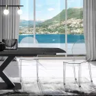 4 Stackable Outdoor and Indoor Chairs in Polycarbonate - Horse Viadurini