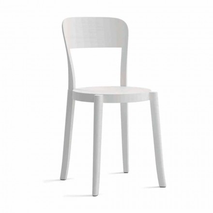 4 Outdoor Stackable Polypropylene Chairs Made in Italy Design - Alexus Viadurini