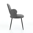 4 Synthetic Leather Chairs in Different Finishes - Amaranth Viadurini