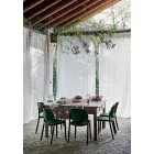 4 Modern Stackable Outdoor Chairs in Polypropylene Made in Italy - Bernetta Viadurini