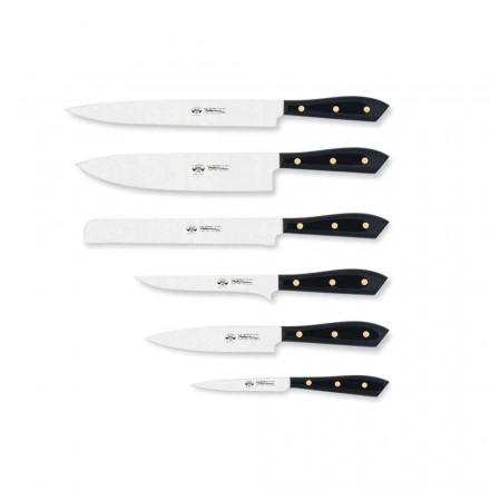 6 Gualtiero Marchesi Berti knives exclusively for Viadurini - Caio Viadurini