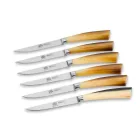 6 Berti Plenum Smooth Blade Knives Exclusive for Viadurini - Andalo Viadurini