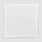 6 Light Linen Napkins with High Quality Italian Luxury Decoration - Virtu Viadurini