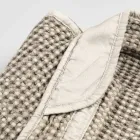 Luxury Kimono Gown in Linen and Cotton, 2 Finishes Made in Italy - Kleone Viadurini