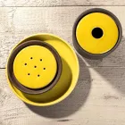 Bathroom Accessories in Yellow Refractory Clay Made in Italy - Antonella Viadurini