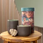 Green Bathroom Accessories in Refractory Clay Made in Italy - Antonella Viadurini