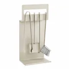 Fireplace Accessories in Colored Steel Made in Italy 4 Pieces - Rachel Viadurini