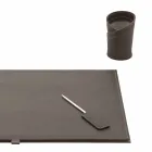 Desk Accessories in Regenerated Leather 5 Pieces Made in Italy - Aristotle Viadurini