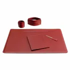 Desk Accessories in Regenerated Leather 5 Pieces Made in Italy - Ebe Viadurini