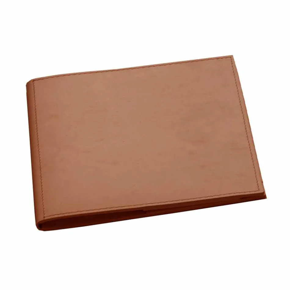 Desk Accessories in Regenerated Leather 5 Pieces Made in Italy - Medea Viadurini