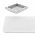 Accessories 4 Piece Regenerated Leather Desk Made in Italy - Ascanio Viadurini