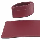 Accessories 4 Pieces Regenerated Leather Desk Made in Italy - Brando Viadurini
